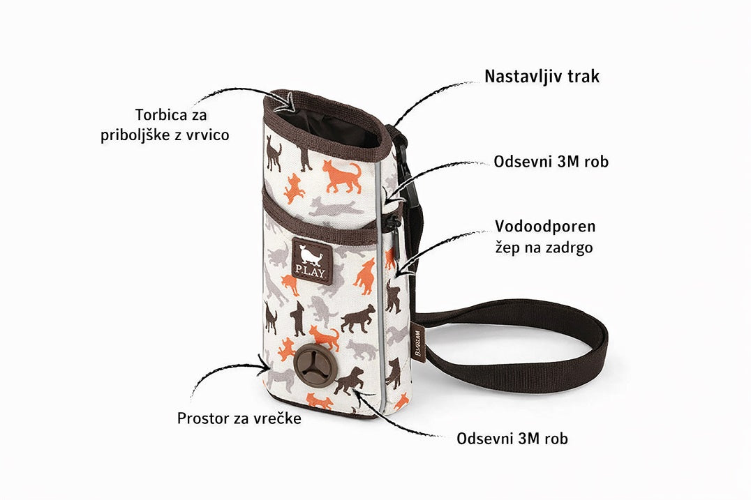 Torbica za trening in priboljške P.L.A.Y. Deluxe