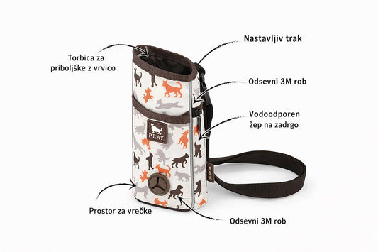 Torbica za trening in priboljške P.L.A.Y. Deluxe